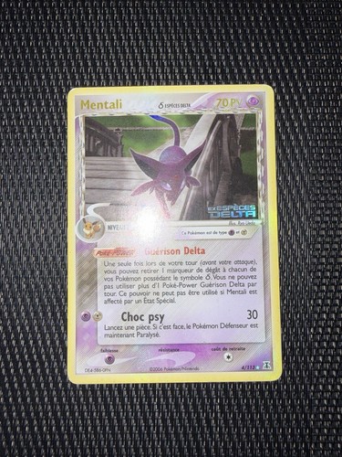 Carte pokémon mentali holo - carte,