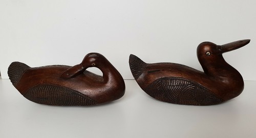 Couple canards bois - canards, en