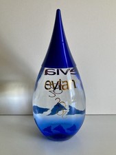 VINTAGE Bouteille Goutte PLEINE EVIAN 2002 Drop Water Bottle Full COLLECTOR