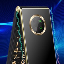 Gold Clamshell Mobile Phone 2G