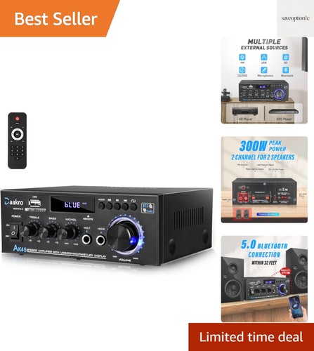 Stereo audio amplifier - stereo, amplifier,300w