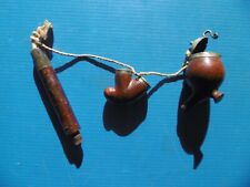 ANCIENNE GRANDE PIPE EN BOIS - INSCRIPTION : BRUYERE GARANTIE - FUMEUR - TABAC