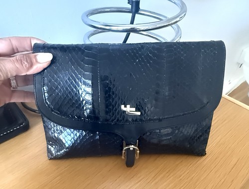 Lancel sac pochette cuir - pochette,