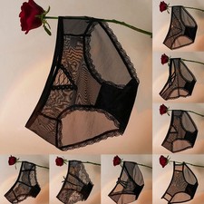 Slips lingerie See Through slips lanières creuses culotte pour femmes sous-vêt
