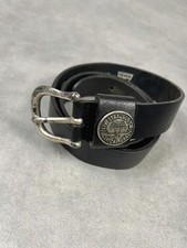 Ceinture cuir noir vintage
