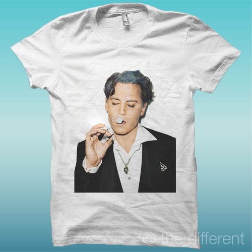 Shirt johnny depp fumé - depp,