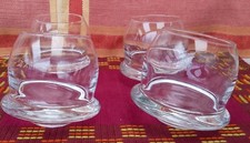 4 verres de dégustation WHISKY toupie, à bascule, rock & roll décantation