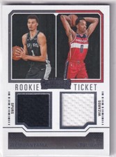 2023-24 Panini Contenders NBA No RT2-FRN Victor Wembanyama Bilal Coulibaly Patch