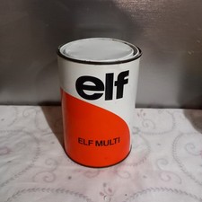 Ancien bidon d'huile / ELF /