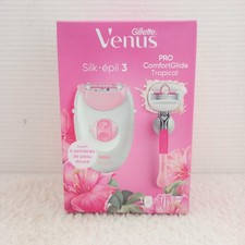 Epilateur électrique BRAUN Silk-epil 3 +Rasoir Pro Confort Glide venus gillette