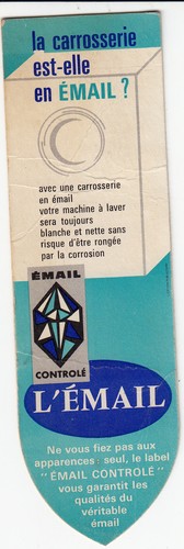 Marque page publicitaire - marque,