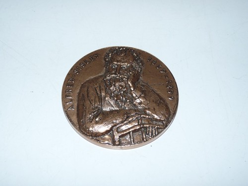 Medaille bronze alfred sisley - medaille,