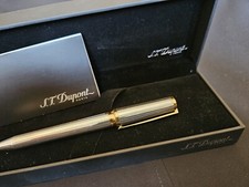 Stylo Bille Dupont Montparnasse plaqué Argent & Or (Cartier, Dunhill, Bulgari )