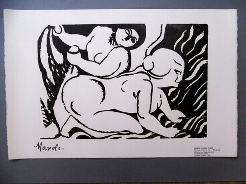 Manolo hugué femmes - huguÉ, attisant
