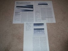 Bang & Olufsen Beomaster 5000 Système Review, 3 Pgs , 1984