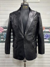 Blazer homme en cuir