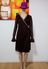 C&S Paris : Superbe Robe stretch portefeuille à  cache-cœur. Taille L/40