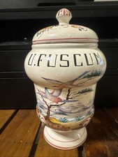 Pot Apothicaire Aprey Faïence Décor Style 18eme Paysage Chinois U Fuscum 640 G