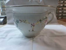 trés Ancien pot de chambre en faïence DIGOIN ? « A la mariée » sans oeil