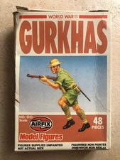 1/72 AIRFIX - BOITE COMPLETE BOX - GURKHAS Ref 9 01754 État +++