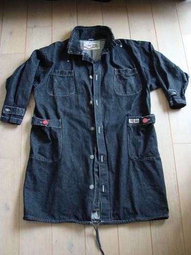 Manteau oversize jean noir - jean,