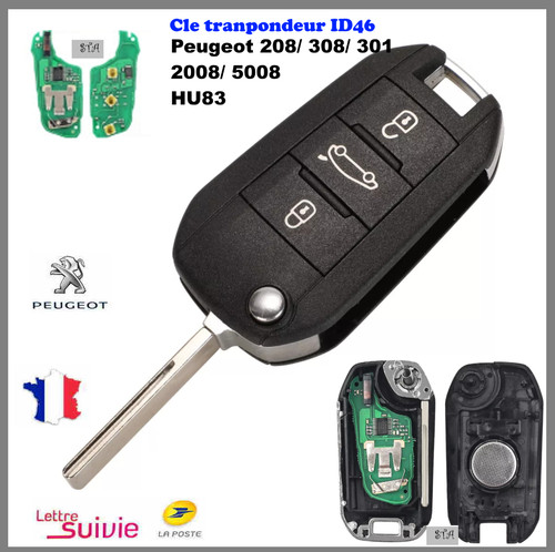 Clé vierge transpondeur id46 - vierge,