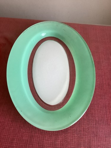 Ancien plat service ovale - de,