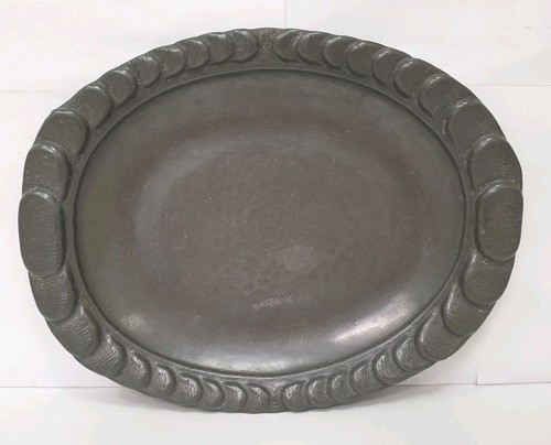 Chanal plat dinanderie - a,