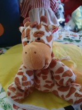 Doudou peluche girafe 20 cm Nicotoy  /autres ....BE