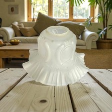 Tulipe en verre ancien –