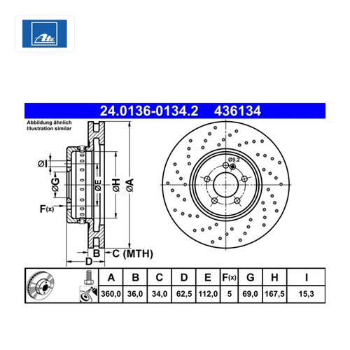 Lot disques frein - lot, de