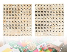 Lot de 200 Lettres en Bois