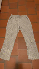 Pantalon fluide beige écru