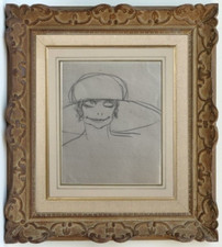 GEORGES GOURSAT dit SEM (1863-1934) DESSIN LA SOPRANO MARTHE CHENAL  (135)