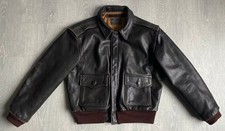 AERO LEATHER A2 FLIGHT JACKET HORSEHIDE ORIGINAL VINTAGE TAILLE XS