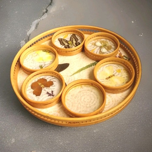 Plateau apéritif bambou - ,