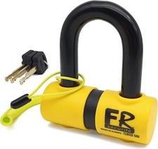 FR SECURITE FR50 Antivol Moto Homologué SRA, Bloque Disque Mini U ø18mm en Acier