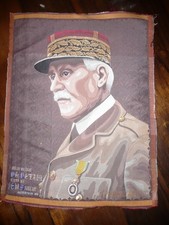 PORTRAIT PETAIN SUR TISSUS