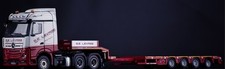 IMC MODELS, MERCEDES BENZ Actros Streamspace 6x4 SE LEVAGE et remorque porte ...