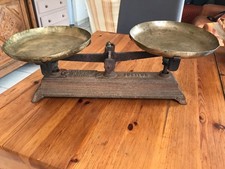 ANCIENNE BALANCE DE MENAGE - 10 KILOS - MARQUE DEPOSEE - FONCTIONNE