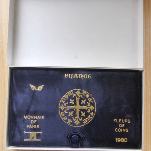 Coffret fdc 1980 monnaie de - coffret,