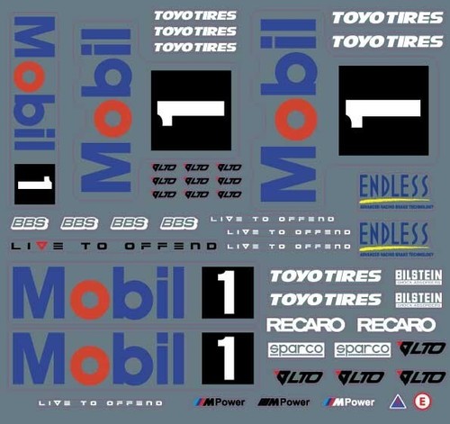 Décalcomanies bmw motul - motul, rally