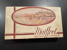 Rare Ancienne Boite En Carton Maiffret Confiseur Cannes 1940