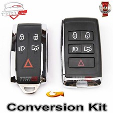 COQUE CLÉ POUR JAGUAR S-TYPE X-TYPE XK XF  5 BOUTON KIT DE CONVERSION