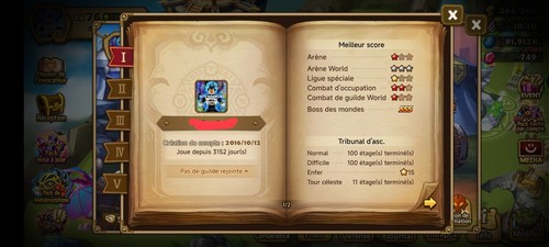 Compte summoners war - compte,
