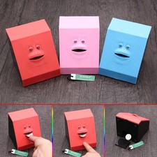 Tirelire drôle facebank capteur facial pièce manger économie caisse cadeau enfants Royaume-Uni