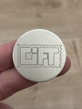 Médaille Argent Massif 925 GIFT GENOVA 1992 Timbre Poinçons Philatélie Rare