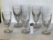 No3 Lot de 5 verres anciens de