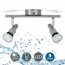 Plafonnier LED salle de bain IP44 spots plafond salle de bain 2 spots GU105W