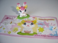Figurine Kinder LAPIN MILLY - DE 160 + BPZ / WINX CLUB Love & Pet / 2010-2011